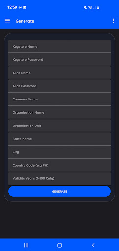 App screenshot