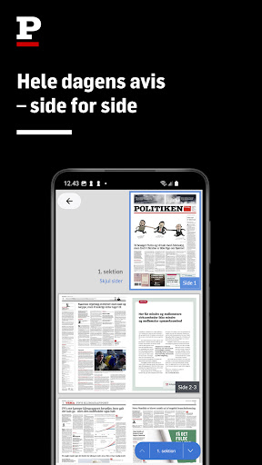 Politiken e-avisen Screen 2
