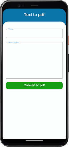 PDF Maker (txt converter) Screen 3