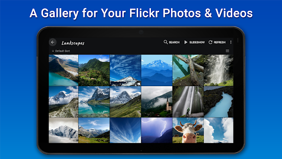 FlickFolio - Flickr Photos Screenshot