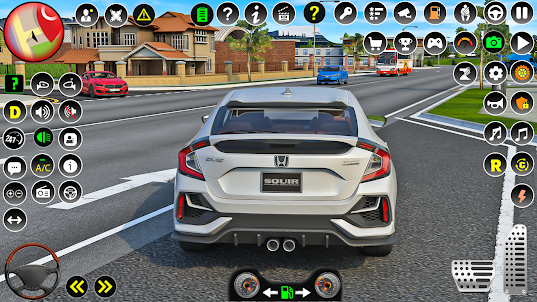 تقدم قيادة السيارة لعبة 3D
