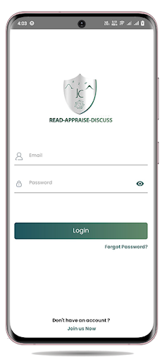Android application Journal Club screenshort