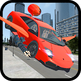 Flying Smart Driving Car Stunt icon