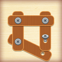 Wood Bolt Logic Puzzle