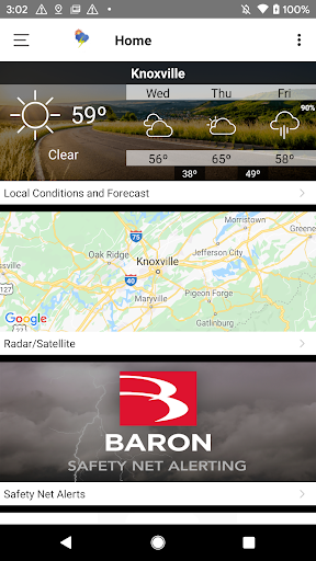 Captain Accurate Weather Screen 2