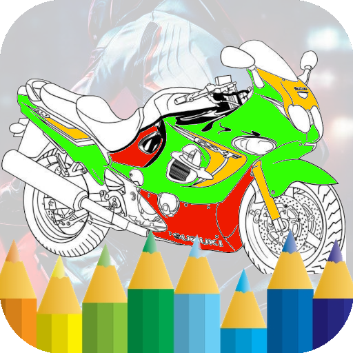 ninja sport motorbike coloring Download on Windows
