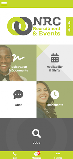 Android application NRC Recruitment and Events screenshort