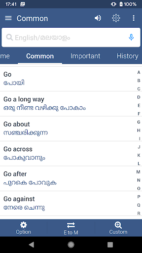Malayalam Dictionary Offline Screen 3