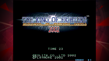 screenshot of KOF 2002 ACA NEOGEO