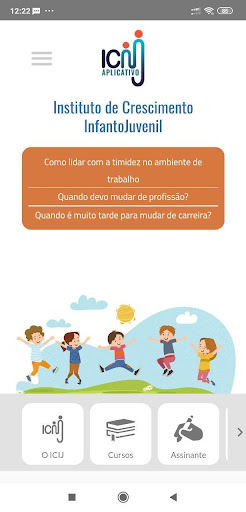 Android application ICIJ - Instituto de Cresciment screenshort