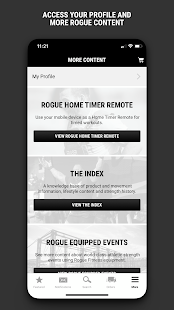 Rogue App Screenshot