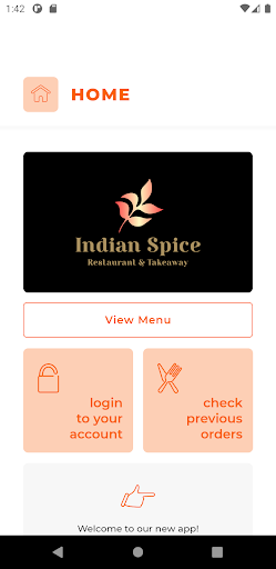 Android application Indian Spice CW12 screenshort