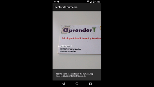 Number Reader Screen 2