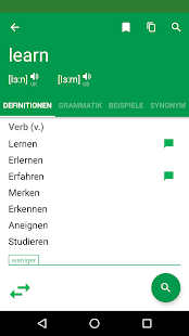 Wörterbuch Englisch Deutsch Screenshot