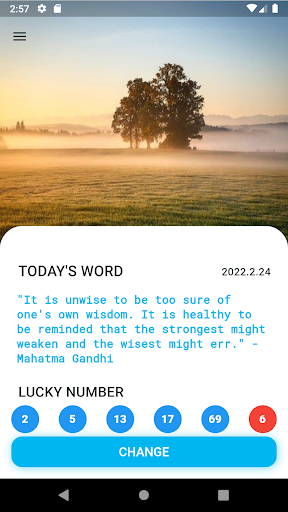 Android application Daily Quote - Fortune Cookie screenshort