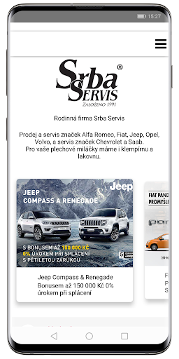 Android application Srba Servis screenshort