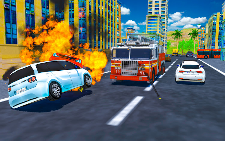 Flying Robot Fire Truck Game - 0.7 - (Android)
