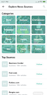 Buzzlite - News Feed for Anything You Care. for pc screenshots 1
