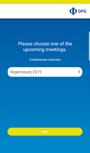 Android application DPG Spring Meetings screenshort