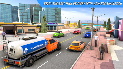 Milk Transport Truck Games 3D 1.0.3 screenshots 2