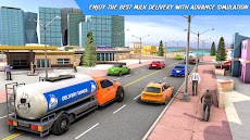 Milk Transport Truck Games 3Dのおすすめ画像2