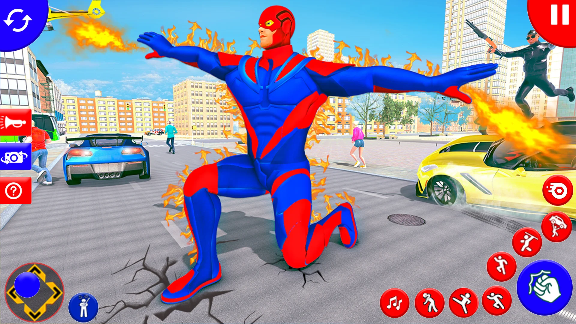 Spider Fighter Fire Hero Games