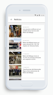 Metro de Málaga Oficial Screenshot