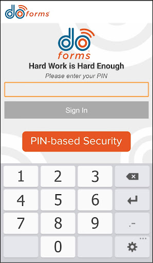Android application doForms Mobile Data Platform screenshort