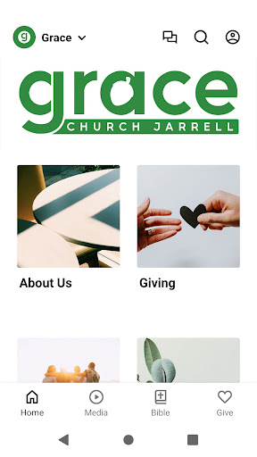 Android application Grace Church Jarrell screenshort