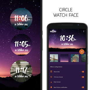 Скачать Willow - Photo Watch face Онлайн бесплатно на Андроид