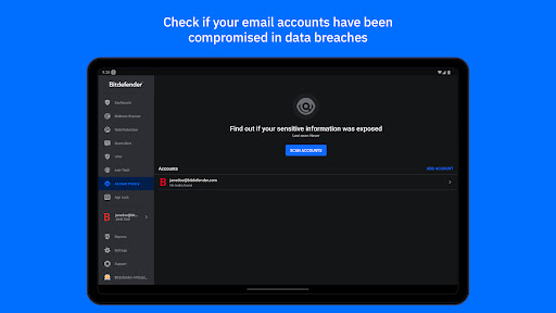 Screenshot of Bitdefender Security Antivirus