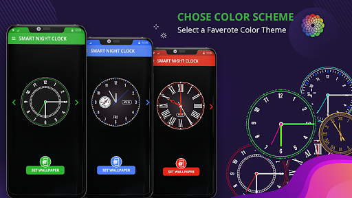 Android application Smart Night Clock - Wallpaper screenshort