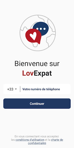 Android application LovExpat - App de rencontre screenshort