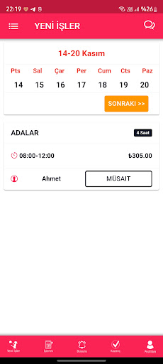 Android application Benim Temizlikcim Hizmet Veren screenshort