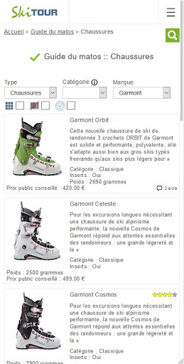 Skitour - Ski de randonnée Screen 2
