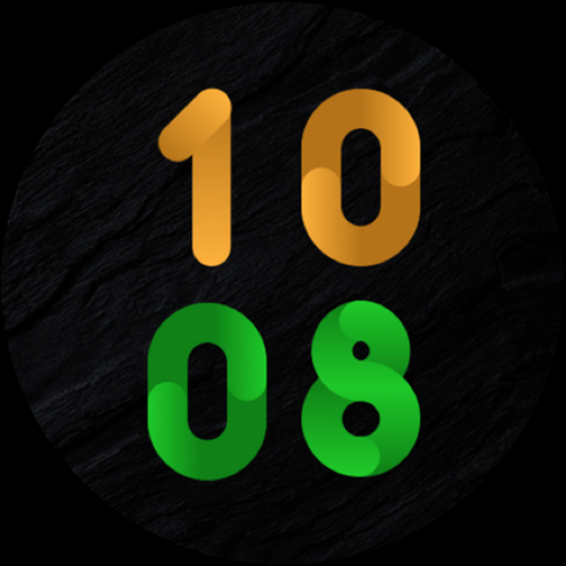 big number watch face logo