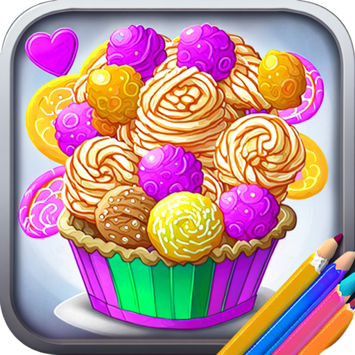 Sweets coloring book