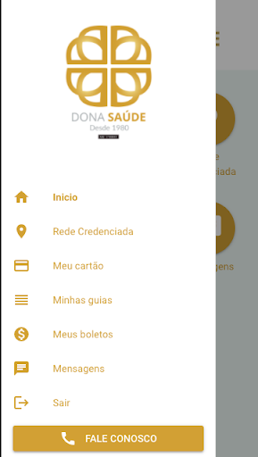 Android application Dona Saúde Cliente screenshort