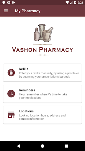 Vashon Pharmacy Screenshot 1 - AppWisp.com