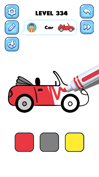 Color ASMR: Car Coloring Book 1.20 APK + Мод (Unlimited money) за Android