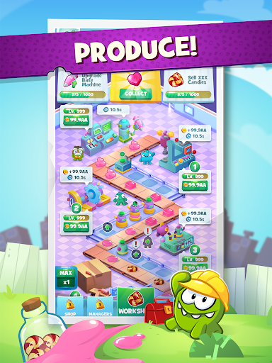 Om Nom Idle Candy Factory, Apps