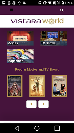 Vistara World Screen 2