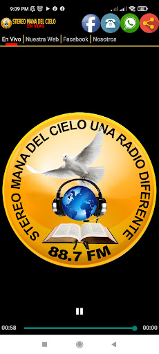 Android application Stereo Mana del Cielo screenshort