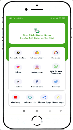 One Click Status Saver - All I Screen 2