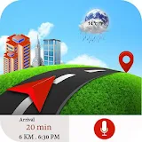GPS Route Maps : Voice Navigation and Direction icon