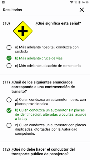 Simulador examen 2024 Ecuador Screen 3
