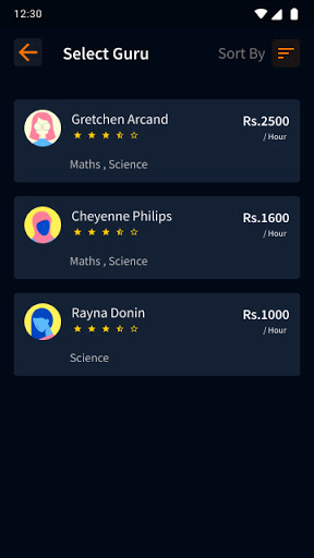 HomeGuru Learner Screen 2