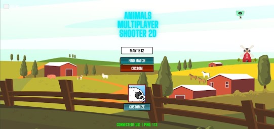 Animals 2D multiplayer shooter