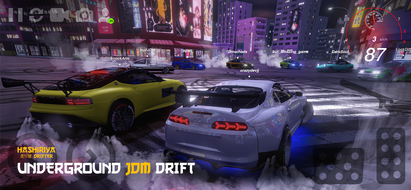 Hashiriya Drifter Online Drift Racing Multiplayer  (Mod Mone