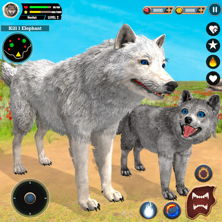 Wild Wolf Simulator Games - 3.5 - (Android)